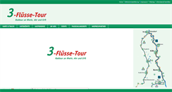 Desktop Screenshot of drei-fluesse-tour.de