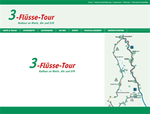 Tablet Screenshot of drei-fluesse-tour.de